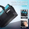 DURATECH 16-Inch Heavy Duty Tool Bag with Waterproof Hard Bottom