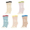 Violet Mist Womens Cute Cotton Crew Socks Funny Novelty Colorful