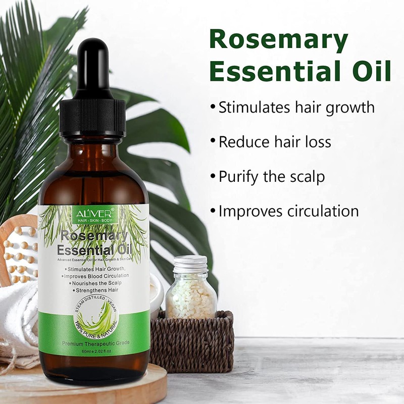 Pure Natural Rosemary Essential Oils - 2 pack, Hair Growth