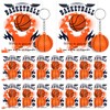 16 Pcs Basketball Gifts for Girls Basketball Keychains Bulk Basketball Theme Team Gifts Party Favors for Boys Sports Stress Ball Keychains with Motivational Cards for School Carnival Bag Gift Fillers