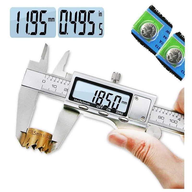 4CR13 Stainless Steel Full Metal Digital Caliper All-Metal Professional High