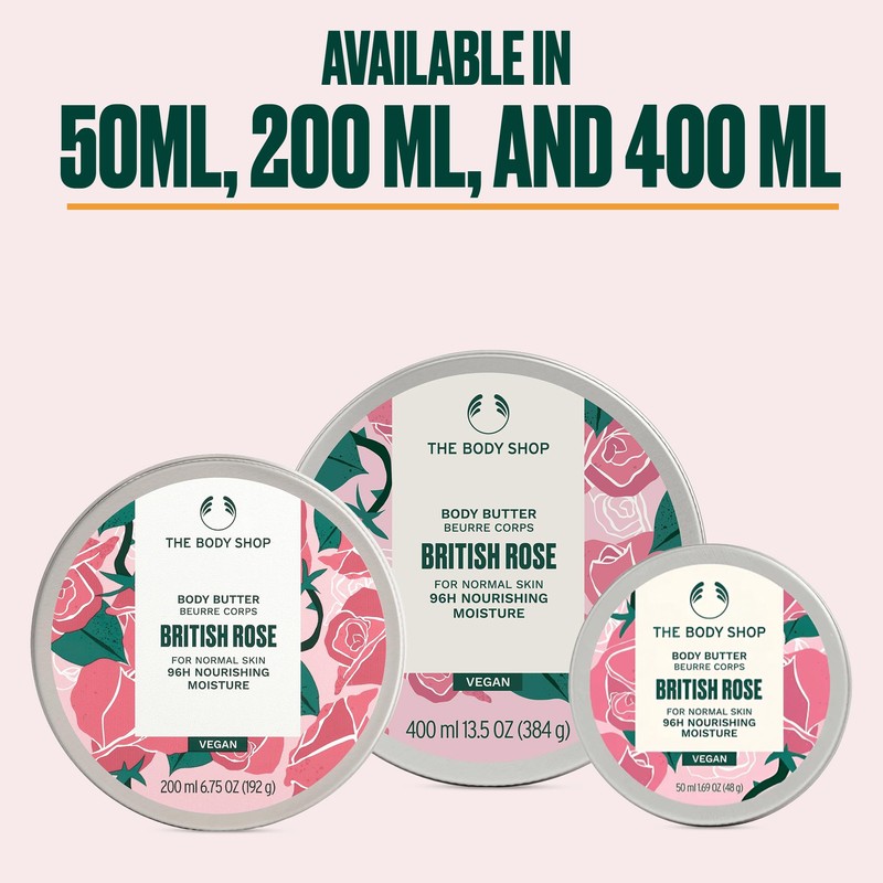 The Body Shop Body Butter British Rose for Normal Skin