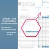 weekview Holiday & Project Planner 2026 A5 Leporello (84 ×