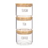 Sass & Belle Tea, Coffee, Sugar Stacking Jars - Set