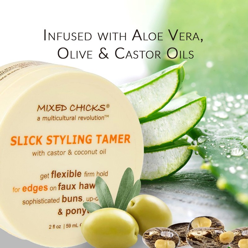 Mixed Chicks Slick Styling Tamer-Edge Tamer with Castor and Coconut