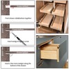 120 Pcs Drawer Bottom Support Brackets,Drawer Wedges with Screws, Fixing