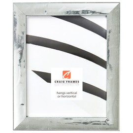 Craig Frames Allure Picture Frame, 16 x 20 Inch, Distressed French Silver