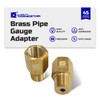 Cosmostar 1/8 BSPT Male to 1/8-27 NPT Female Gauge Adapter