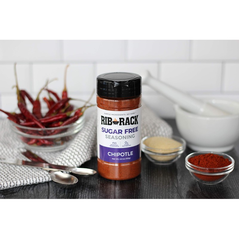 Rib Rack Chipotle Sugar Free Seasoning, 5 oz
