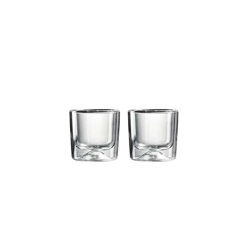 Fratelli Guzzini Gocce, 2 Small double wall thermo glasses, Insulating