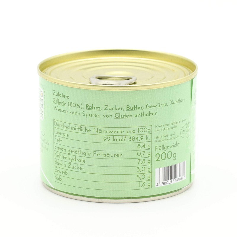 Caramelised Celery Puree with Cream Refined - Very Fine Strained