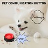 6Pcs Dog Buttons for, 30 Seconds Recordable Answer Buzzers Voice