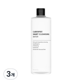 Carry Office Mildly Acidic Smart Cleansing Water, 500ml, 3 pcs / 캐리오피 약산성 스마트 클렌징 워터, 500ml, 3개