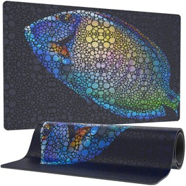 FL!PPER Flipper Aquarium Mat with Tang Artwork – Waterproof and Cushioned for Aquariums, Floor Mat, Desk Pad, and Decorative Gift for Hobbyists