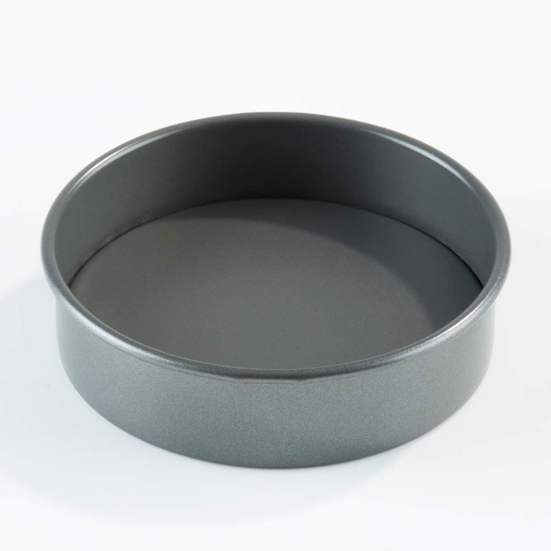 Prochef 8-inch Teflon Shallow Loose Base Cake Tin, Graphite