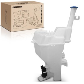 A-Premium Windshield Washer Reservoir Tank Assembly Compatible with Kia Rio 2016-2017 - with Cap & Pump (Sedan Only)