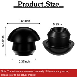 20PCS Hydraulic Jack Oil Plug Fit Hole of 5/16 Rubber Floor Jack Oil Filler Bung, Conical Floor Bottle Horizontal Filler Plugs Replacement for Reservoir Fill Hole Jacks Accessories
