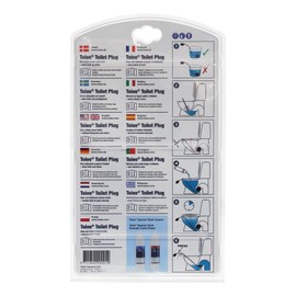 Toiee Toilet Plug Blocks Water Traps So The Toilet Bowl Can Be Filled With Hot Water And A Toiee Descaling Product