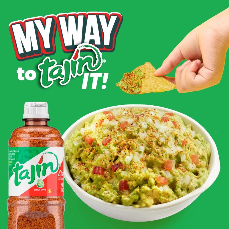 Tajin Clásico Chile Lime Seasoning, 14 Oz, Pack of 12