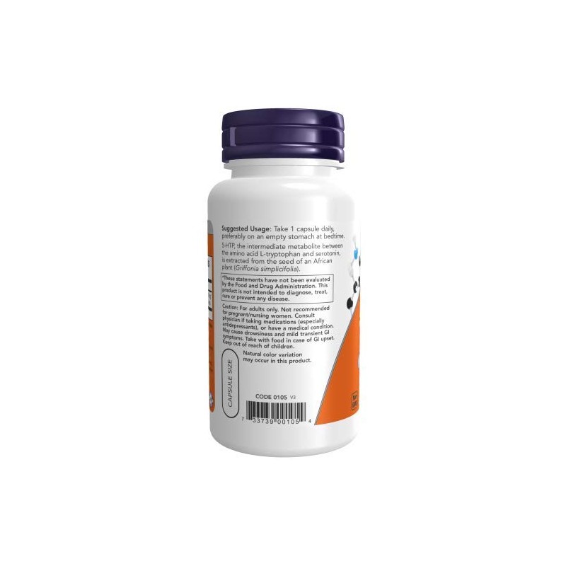 NOW - 5-HTP 100mg 60 VCAPS