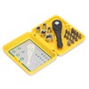 20Pcs Socket Wrench Screwdriver Set Ratchet Bit Tool Box Multifunctional