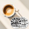 ANATTASOUL Cork Coasters, Pack of 9 Blessings for Home, Cork