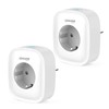 GHome Smart WiFi Socket 16A, Alexa Socket 2 Packs, Smart