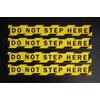 Do Not Step Here Safety Stickers Vinyl Decals (4 Pack!!)