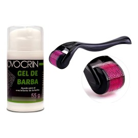 Dermaroller Facial Barba 0.5 Mm Titanio + Serum Barba