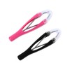 2pcs Professional Eyebrow Tweezers Automatically Retractable Stainless Steel Slant Tip