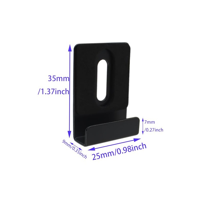 LBTODH 4PCS Wide Mirror Hanging Hardware Metal Mirror Clips with