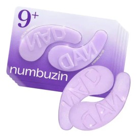 Numbuzin 9 Nad Collagen Under Eye Patches  Purple Glow Eye Patches, 5 Pairs                                                                           