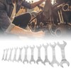 11Pcs Dual Open End Spanner Set Anti Rust High Hardness