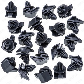 Rexka 20pcs Fender Corner and Rocker Moulding Clips for Ford W790225-S900 Focus