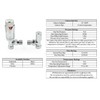 Thermostatic Radiator Valve Angled TRV – Style (All White)