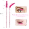 SWKJ 60 PCS Disposable Eyelash Brushes, Eyebrow Spoolies, Mascara Wands