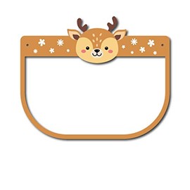 Lightweight Children's Face Shield with Character (Deer)