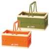 Marutatsu Foldable Stacking Container Box, Plastic, Small Items, Storage Basket,