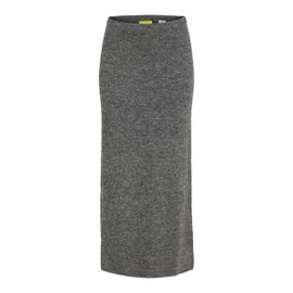 JJXX Women's Jxevi Knit Knitted Skirt, Dark grey blend