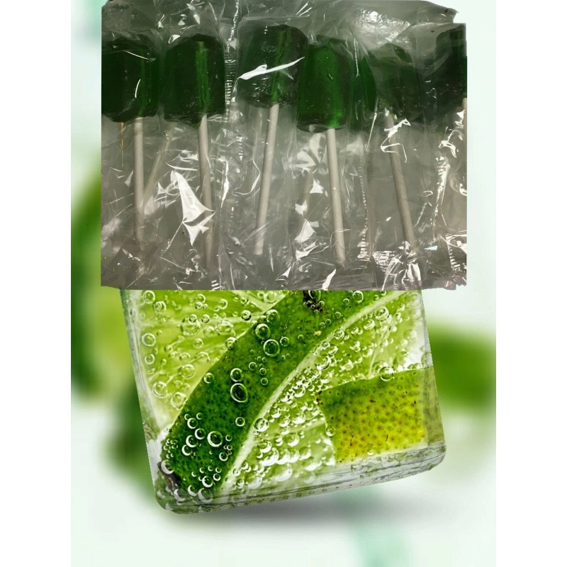 Tropical Sweets Pilones de Limón (Lime Lollipops) - Pilones de