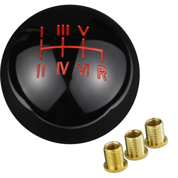 Temzzer 6 Speed Gear Knob Resin Shifter Head Shift Lever