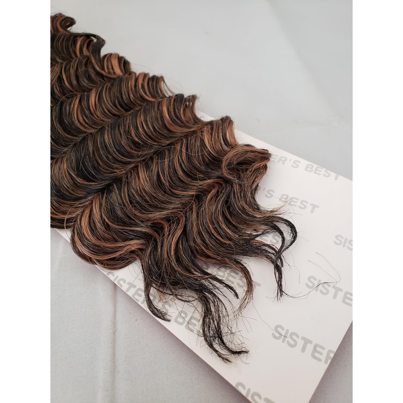 Sisters Best Platinum Collection New Deep Wave Human Synthetic Hair