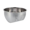 Drain Basket Stainless Steel Rice Sieve Thickened Vegetable Washing Drainer