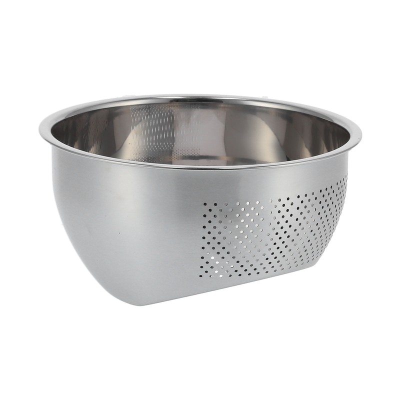 Drain Basket Stainless Steel Rice Sieve Thickened Vegetable Washing Drainer