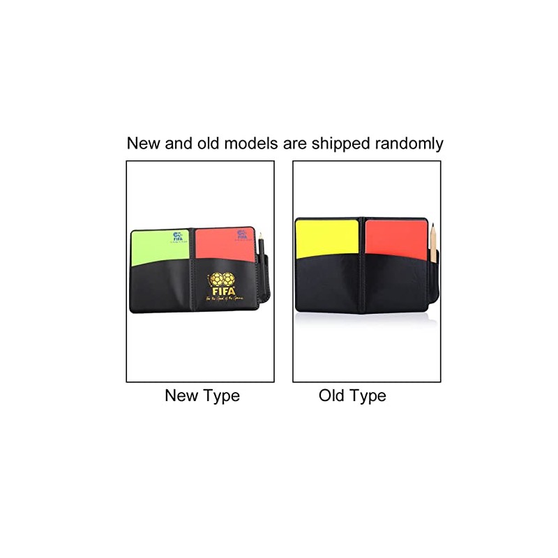 Soccer Referee Card, PVC Football Match Soccer Game Referee Notebook