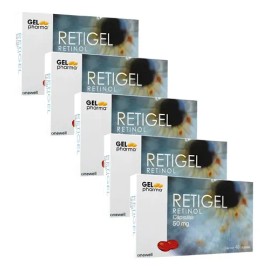 Cajas Retigel Retinol Vitamina 50mg Caps