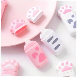 Cute Cartoon Cat Claw Correction Tape Kawaii Stationery Correction Tape Students Gifts Novelty School Office Supplies Durable Useful and Practical Cute Design Practical Correction Tape