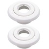 TunaMax (2 Pack) 3/4" IPS Fire Sprinkler Head Escutcheon Cover Plate Standard Cover Ring White