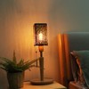Lamp Shade Wrought Iron Hollow Design Modern Style Detachable Table