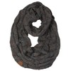 Funky Junque Infinity Scarf - Charcoal (Confetti)